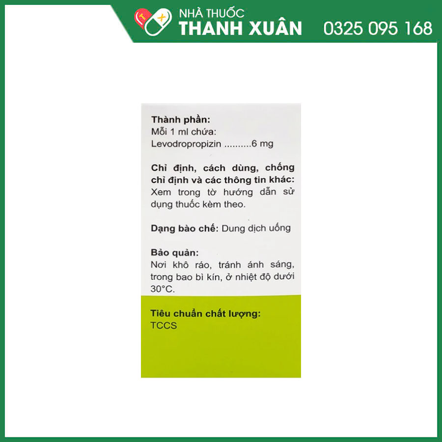 Novocough thuốc điều trị triệu chứng ho, ho khan